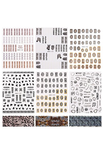 LUXORISE Set Nail Art Jungle Glam