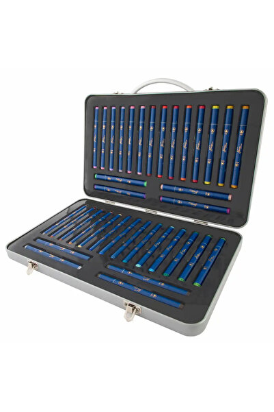 Creative Art Set de 36 markere Creative Craft, 2 capete, în cutie metalică