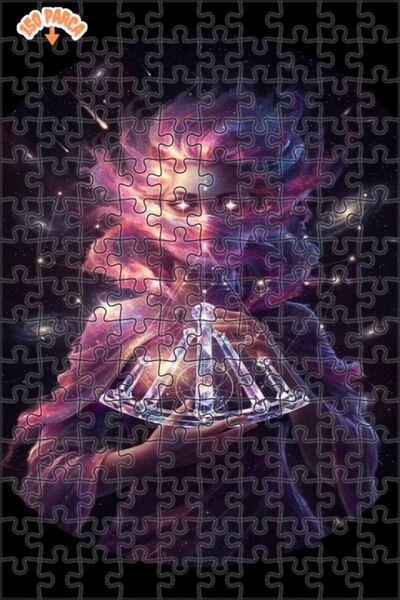 Teona Ahşap لغز خشبي ذو طبقتين على شكل ملكة الكون والكرة الكريستالية 150 قطعة...