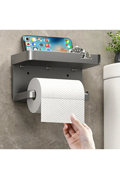 Choice حامل ورق تواليت 42HUI، رف تخزين بلاستيكي، مكان لوضع مناشف المطبخ وزجاج...