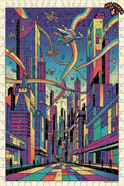 Teona Ahşap ألغاز خشبية بإطار مزدوج الطبقات بتصميم أبراج خيالية وتيارات قوس ق...