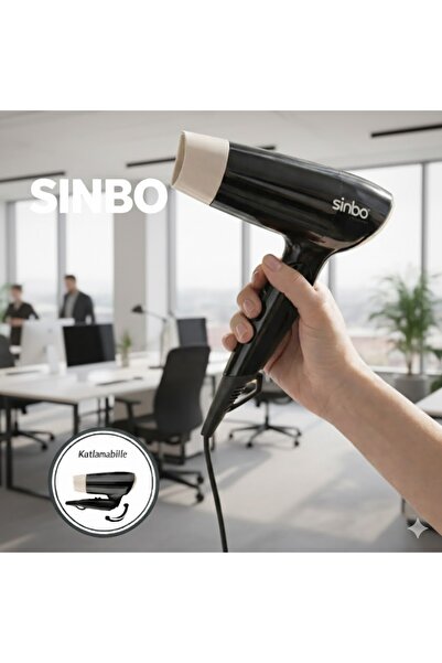 Sinbo Katlanabilir 1600W Saç Kurutma Makinesi 7053