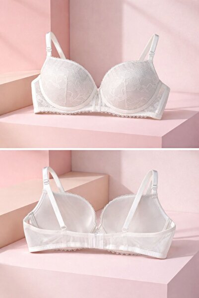 SCM LINGERIE UNFILLED RUFFED BRA