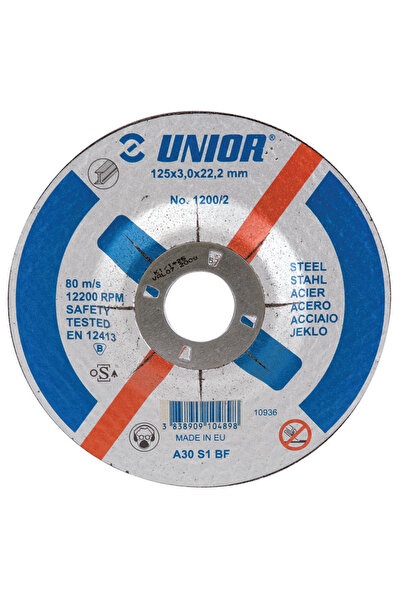 Unior Λειαντικός δίσκος για κοπή χάλυβα 180x3x22