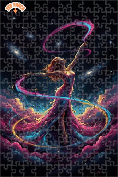 Teona Ahşap لغز خشبي بإطار مزدوج الطبقات بمظهر لوحة زيتية لراقصة عالمية 150 ق...