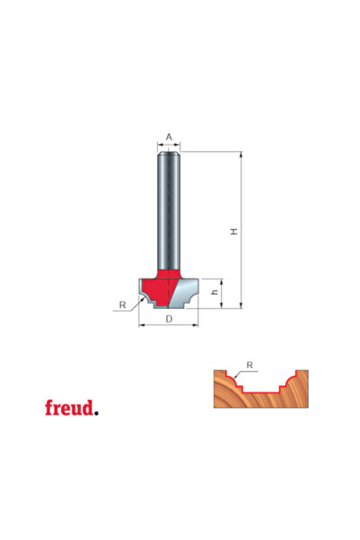 Freud 39- Σύνθετο προφίλ φρέζας, επιμεταλλωμένο με CMS, Z=2, με στέλεχος, D 2...