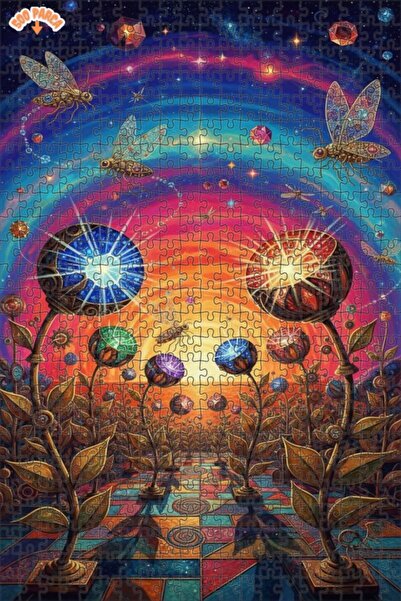 Teona Ahşap لغز خشبي بإطار مزدوج الطبقات من فانتاستيك إيفيرس فيلز 500 قطعة 50x30