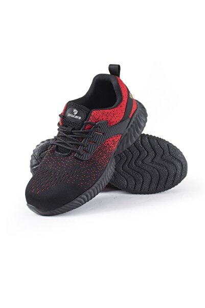 Procera Texo Fly S1 safety shoes, light and airy, with metal toe cap 38 Red