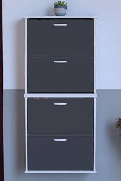 Lina Vella Home Nil' 2 Li Asma Kapı Önü 72 x 156 x 25,5 cm’ lik 4 Düşer Kapak...