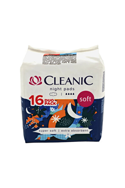 Cleanic Night Pads 16 pcs