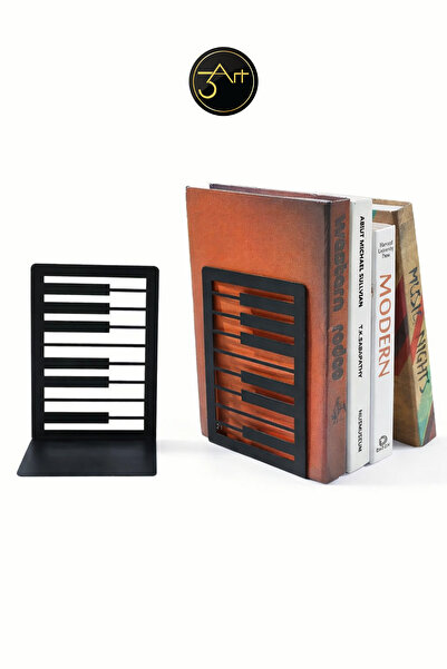 3art Metal حامل كتب عصري |   دعامة كتب زخرفية بسيطة |   مجموعة حاملات الكتب ا...