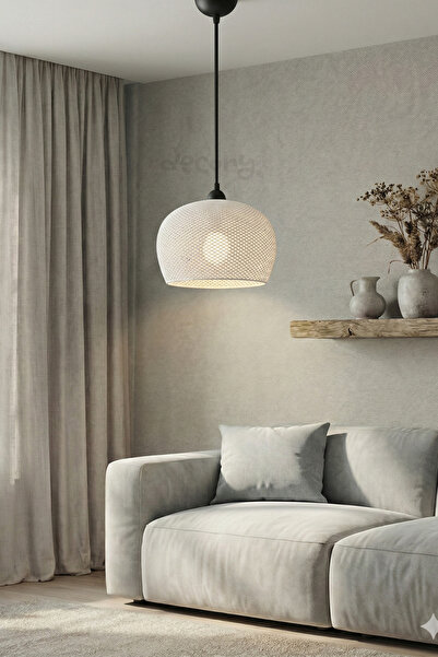 decory Elysium Mermer Görünümlü, Pinterest Tarzı Özel Tasarım Tekli Sarkıt Av...