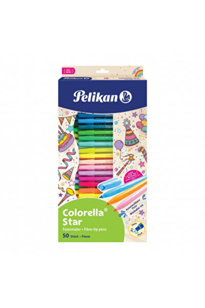Pelikan Carioca 50 Culori Colorella Star, 3 Neon, 10 Pastel