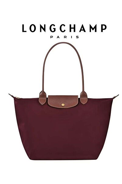 GENERIK Longchamp Women's Medium Tote Bag Handbag Shoulder Bag Claret