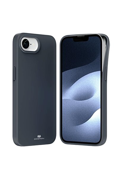Mercury Goospery Soft Feeling Case for iPhone 16e, Navy Blue TPU