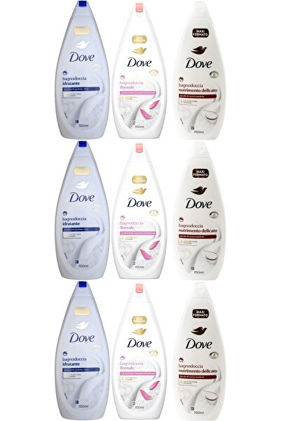 Dove Pampering x3 & Hydrating x3 & Floral Shower Gel x3