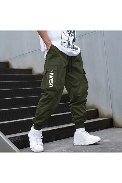 Nonebranded American-style trendy outdoor workwear casual men's pants, summer...