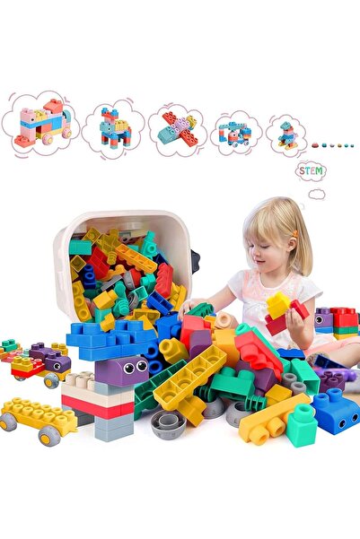 Arabest مكعبات بناء ناعمة للأطفال الصغار، هدايا للأطفال الرضع من عمر 6 أشهر، ...