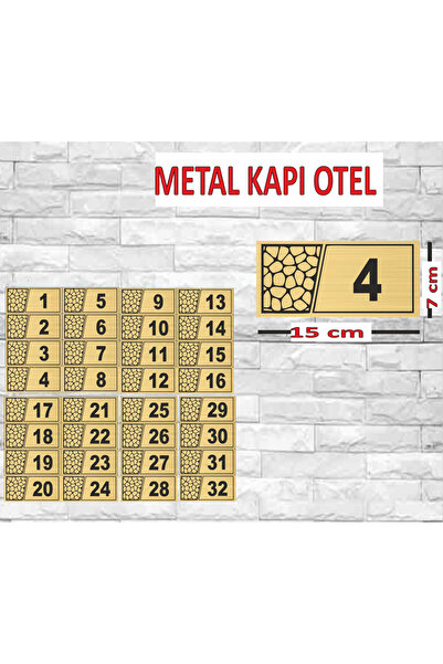 sıradışıhediyem رقم باب الفندق من 1 إلى 32، رقم الدور، رقم الطاولة، مع شريط ف...