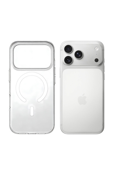 Aztech iPhone 17 Pro Clear MagSafe Case, Slim Transparent Cover, Shockproof C...