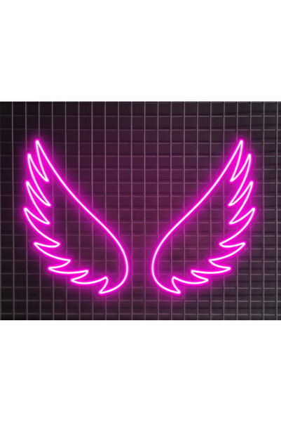 Neon Melek Kanadı 1 Led