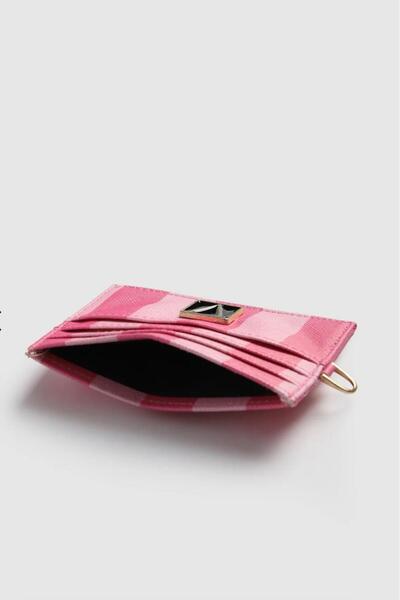 Lisinya Women's Card Holder Fuchsia Pink