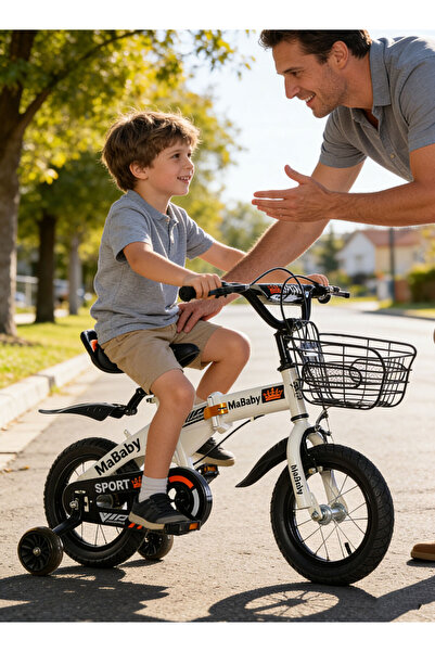 Ma Baby 18 Inch Kids Bike, Foldable Bicycle for Kids Boys and Girls, with Fla...