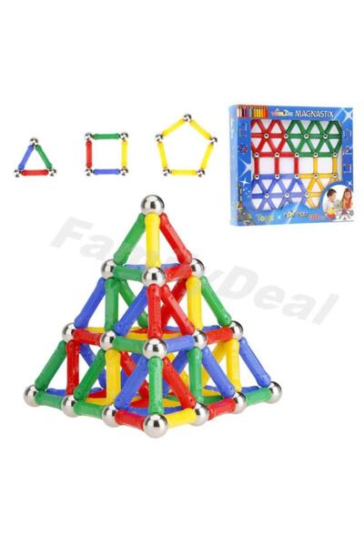 OEM Δημιουργικό παιχνίδι για παιδιά, Magnastix 84 τεμάχια