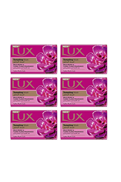 LUX Tempting Musk Soap Bar with Wild Peony and Ylang Fragrance- 6X120gms