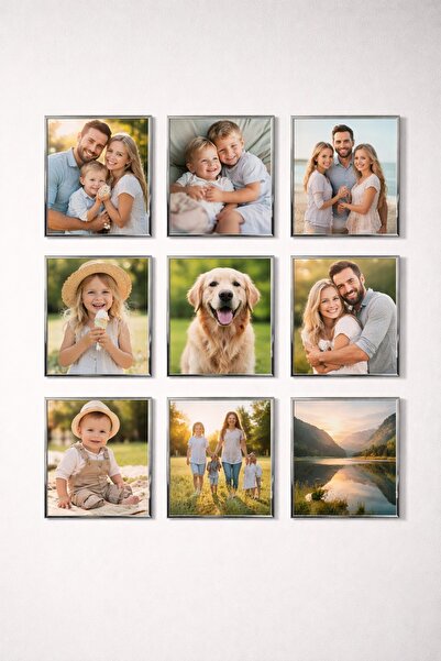 Mineola Photo Frame – Photo Printing Included // 9 Pcs