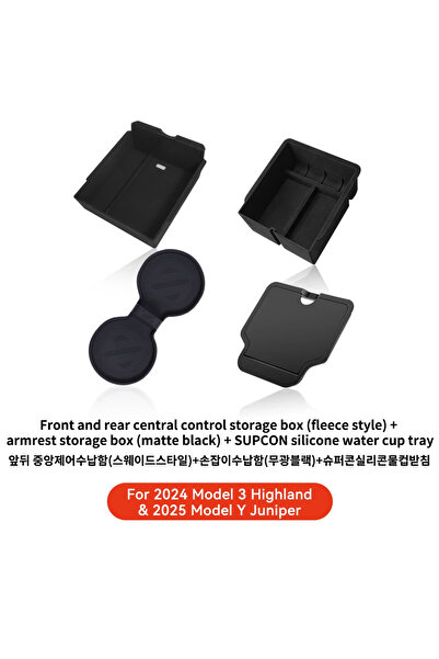 Choice11 مجموعة من 4 قطع من المخمل YZ لسيارات تسلا موديل 3 هايلاند 2024 ومودي...