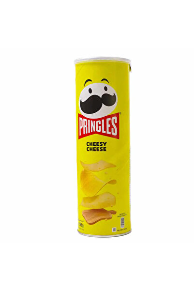 Pringles Cheesy Cheese Flavored Chips 165 grams Can Enjoy Snack Family and Fr...