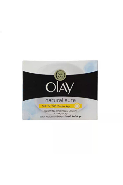 OLAY Natural Aura SPF 15 Glowing Radiance Day Beauty Cream With Mulberry Extr...