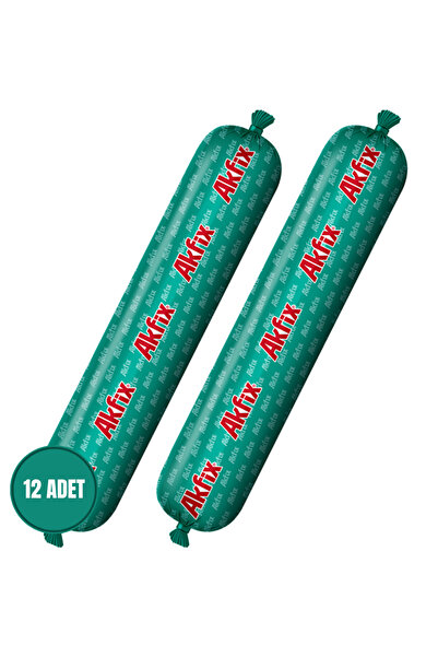 Akfix 647FC ULTRA POLİÜRETAN MASTİK SOSİS YAPIŞTIRICI ÇELİK SİLİKON GRİ 12 AD...