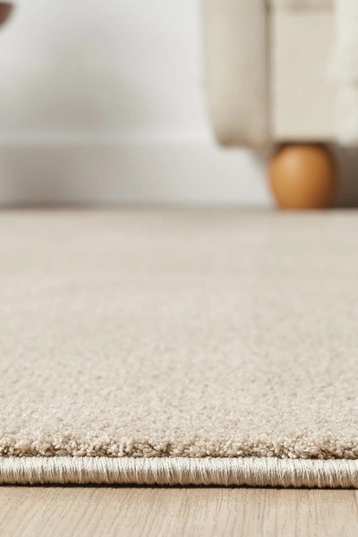 Turkrugs Bali Serisi Bej Rengi Mikrofiber Antialerjik Düz Renk Halı
