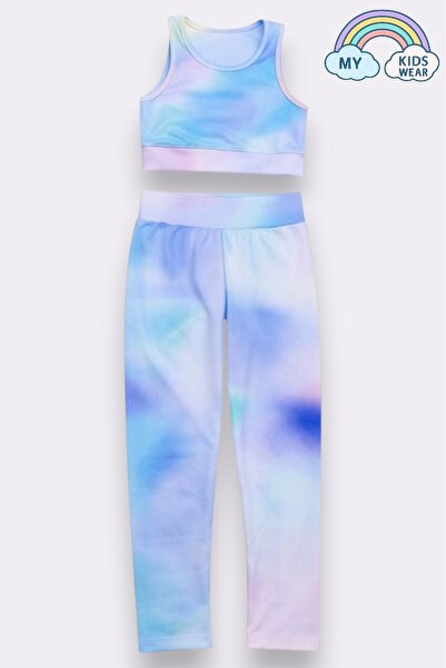 My Kids Wear Girl's Multi-Purpose Patterned Swimsuit & Sports Set 12448