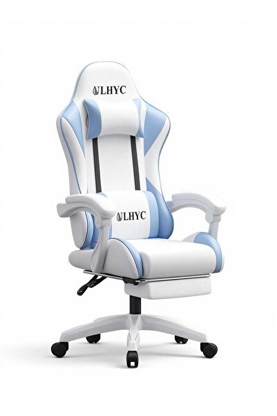 ULHYC كرسي ألعاب إلكتروني، كرسي كمبيوتر قابل للتعديل، جلد صناعي، دعم للفقرات ...