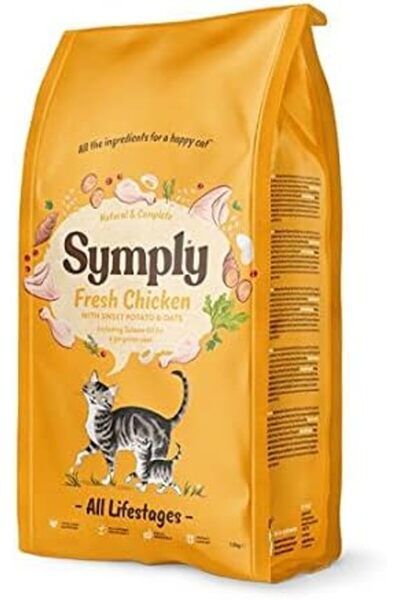Symply Fresh Chicken Cat Dry Food for All Life Stages 1.5kg