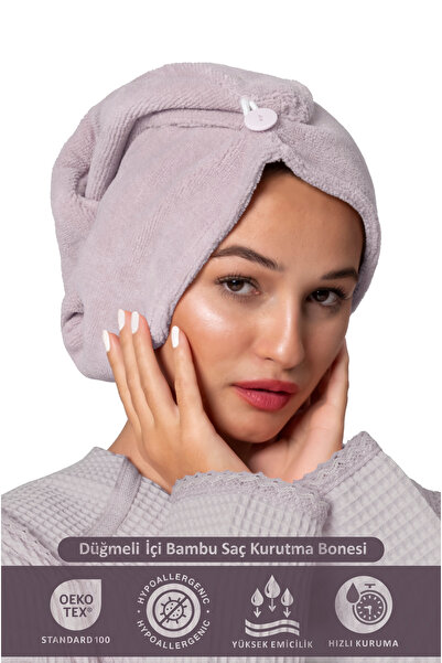 Ellia Soft Elegant Bonnet Hair Thick Microfiber |   Hair Drying Cap |   Hair ...