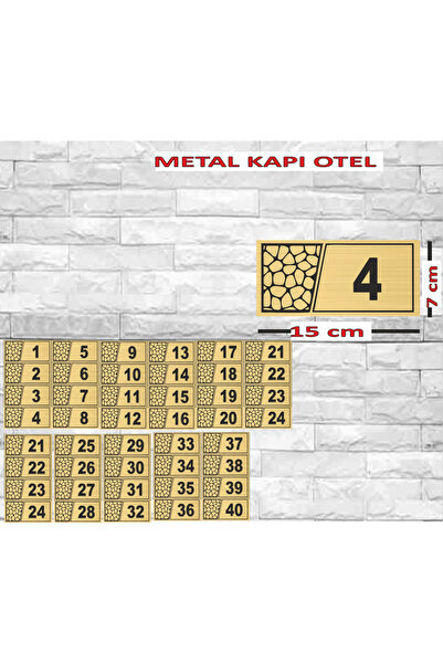 sıradışıhediyem أرقام غرف الفنادق من 1 إلى 40، أرقام الطوابق، أرقام الطاولات ...