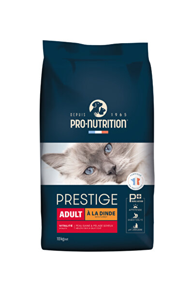 Pro Nutrition قطة بريستيج البالغة من سلالة الديك الرومي 10 كجم
