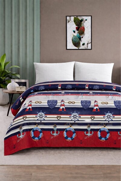 Mulberry غطاء سرير مزدوج من قماش البيكيه 100% قطن 220×230