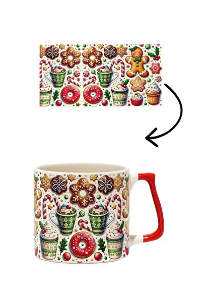 baskigo.com New Year Themed Luxury Mug - Gift Ceramic Mug