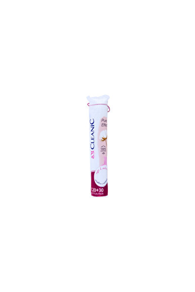 Cleanic اقراص وسادة قطنية نقية مزيل للمكياج واغراض التجميل ناعمة ومريحة 120+3...