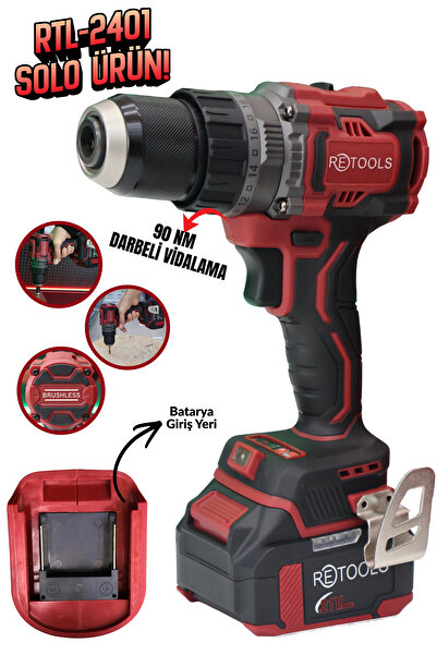 RETOOLS BORDO 90 NM VİDALAMA KAFA