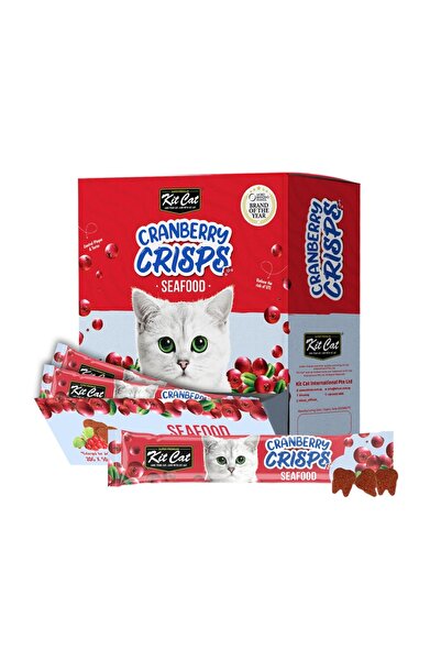 Kit Cat علبة رقائق التوت البري بنكهة المأكولات البحرية، 50 كيسًا