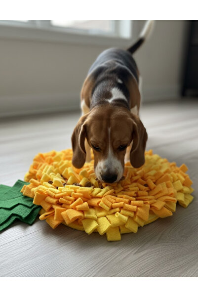 Evendi Animal mat, Yellow/Green