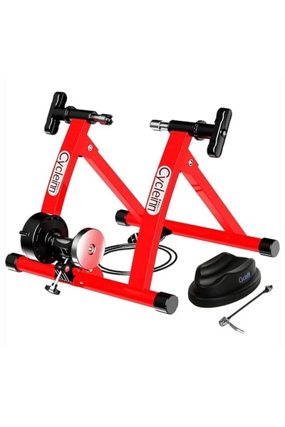 Genel Markalar Cycleinn Magnetic Bisiklet Home Trainer Kırmızı
