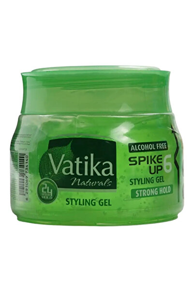 Vatika Naturals Hair Styling Gel, Hard & Strong Hold with Level 6- 500ml