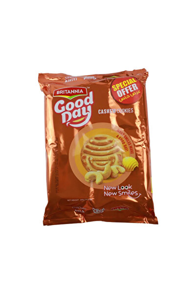 Britannia بسكويت جود داي بالزبدة والكاجو، عبوة عرض خاصة - 576 غرام